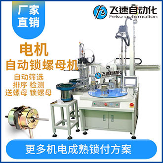 風(fēng)扇電機(jī)全自動鎖螺母機(jī)自動操作安全穩(wěn)定高效
